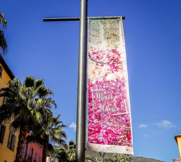 Drapeau Merci Unesco en ville