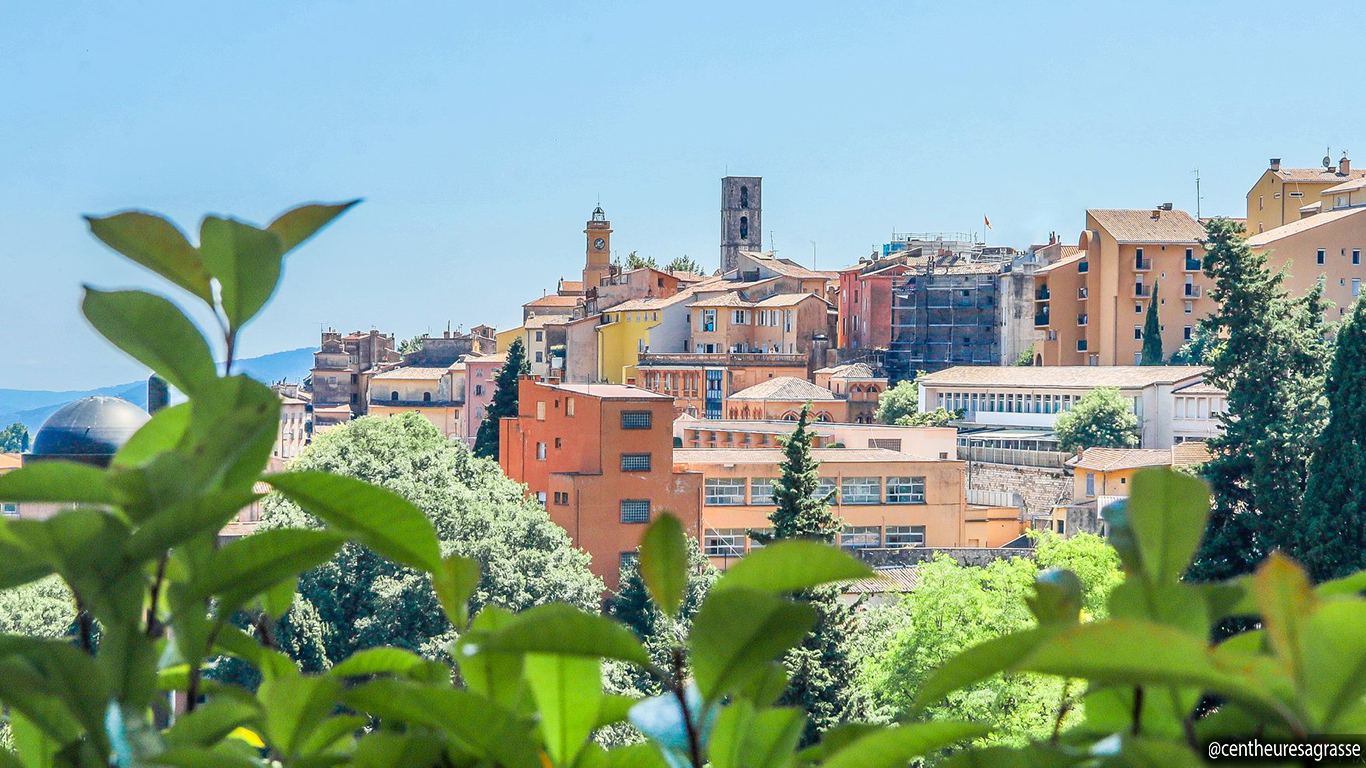 Vue sur la Vieille Ville de Grasse